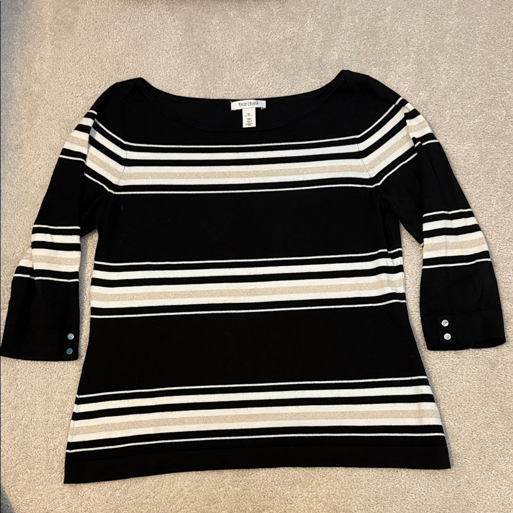 WHBM XL 3/4 sleeve sweater